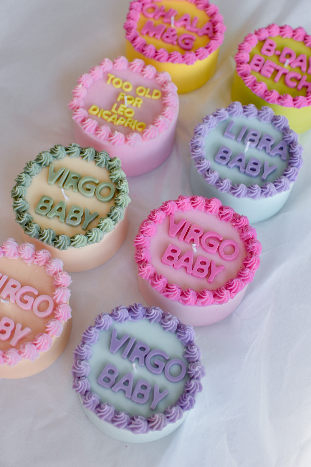 Pastel vela personalizado