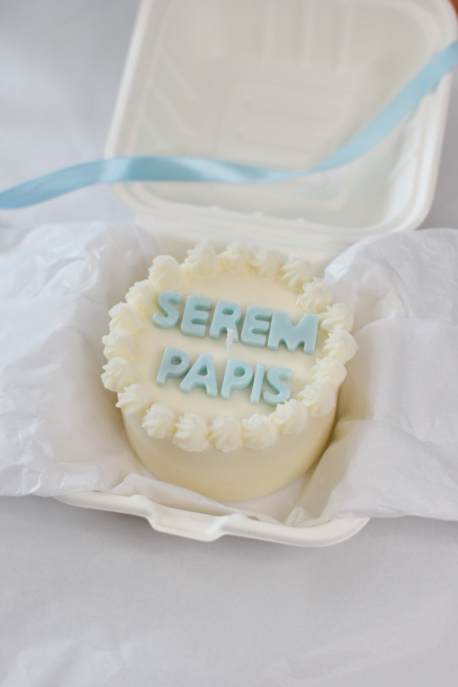 Pastel vela personalizado