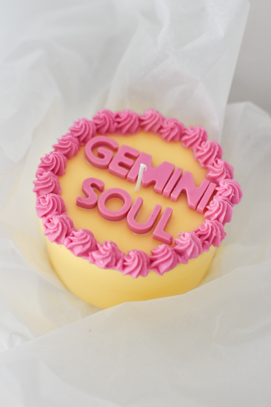 Pastel vela personalizado