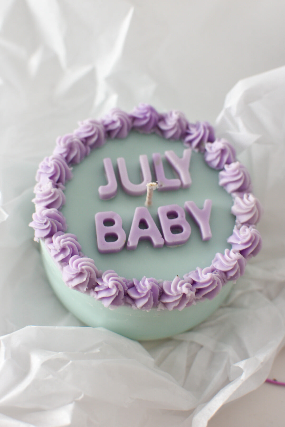 Pastel vela personalizado