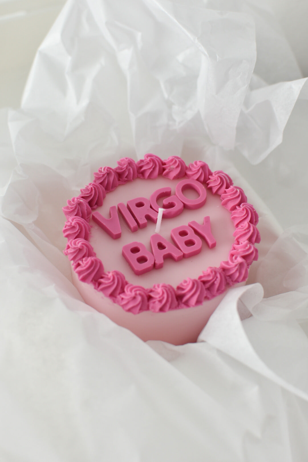 Pastel vela personalizado