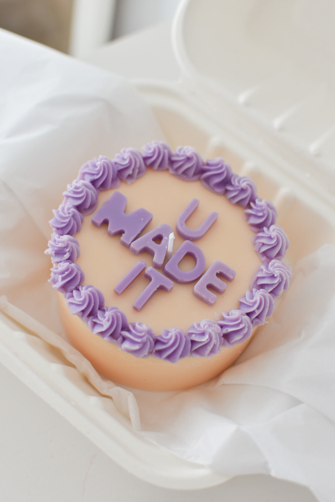 Pastel vela personalizado