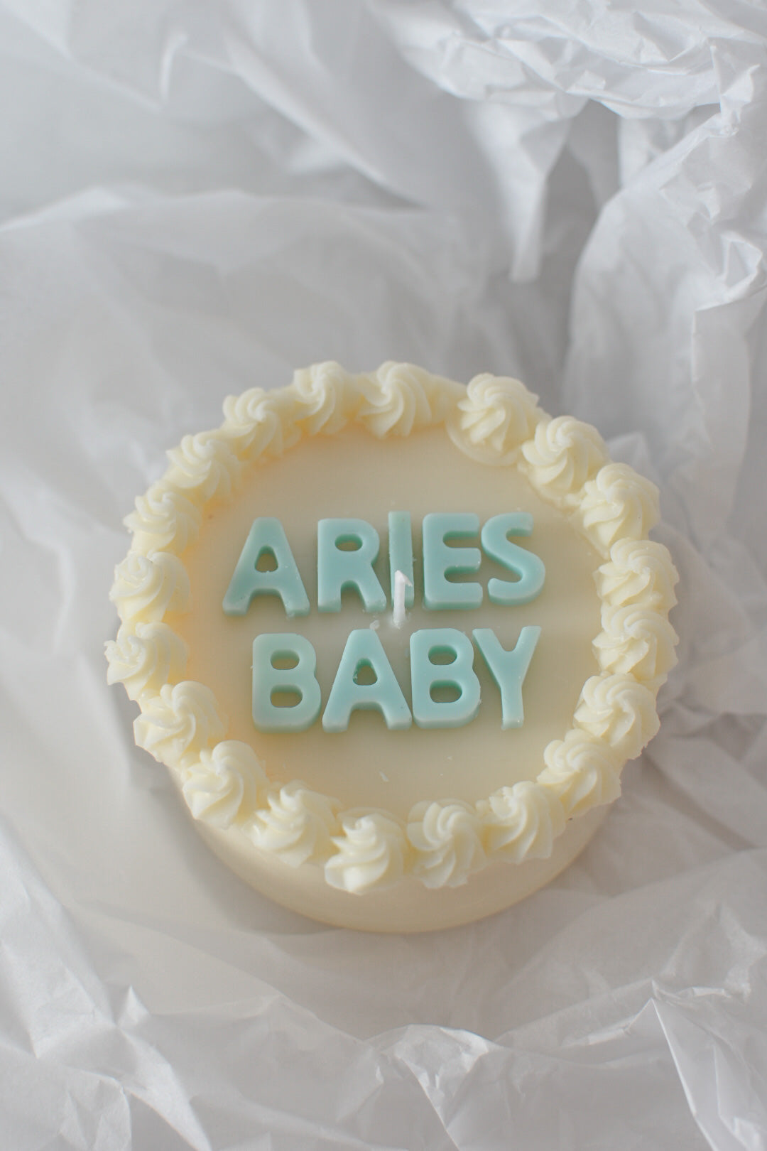 Pastel vela personalizado