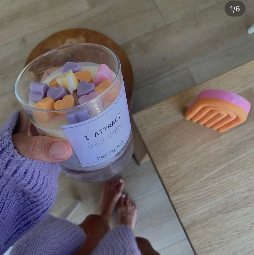 Taller de Velas Arco iris + vela tarro de cristal (Halloween)