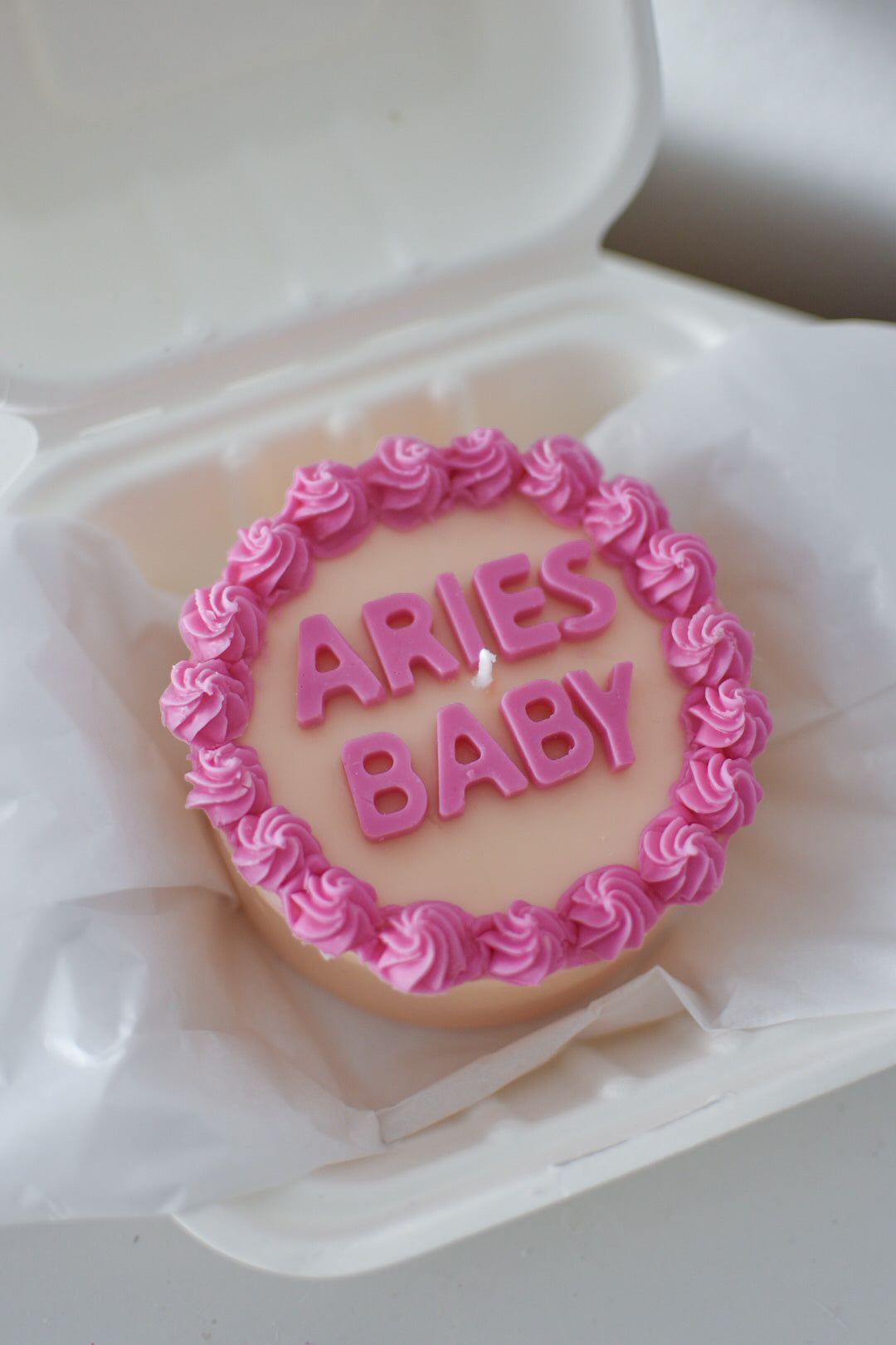 Pastel vela personalizado