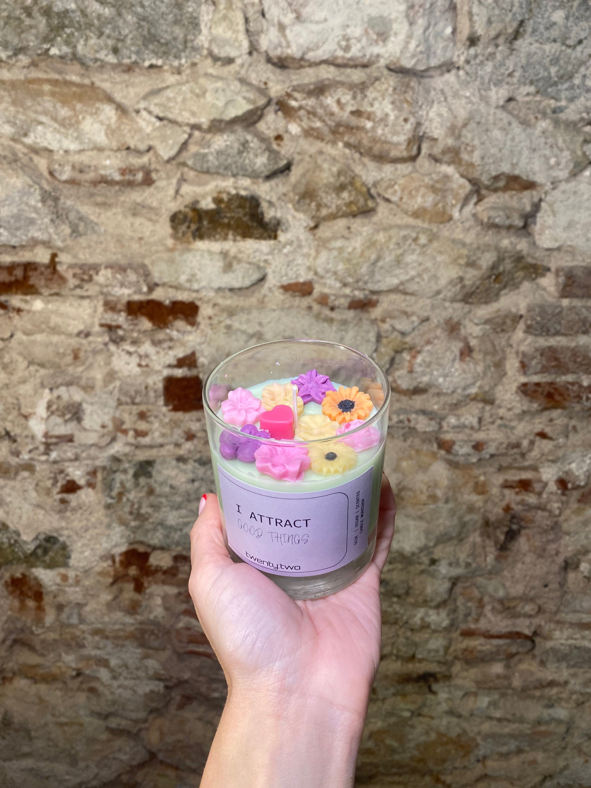 Taller de Velas Arco iris + vela tarro de cristal
