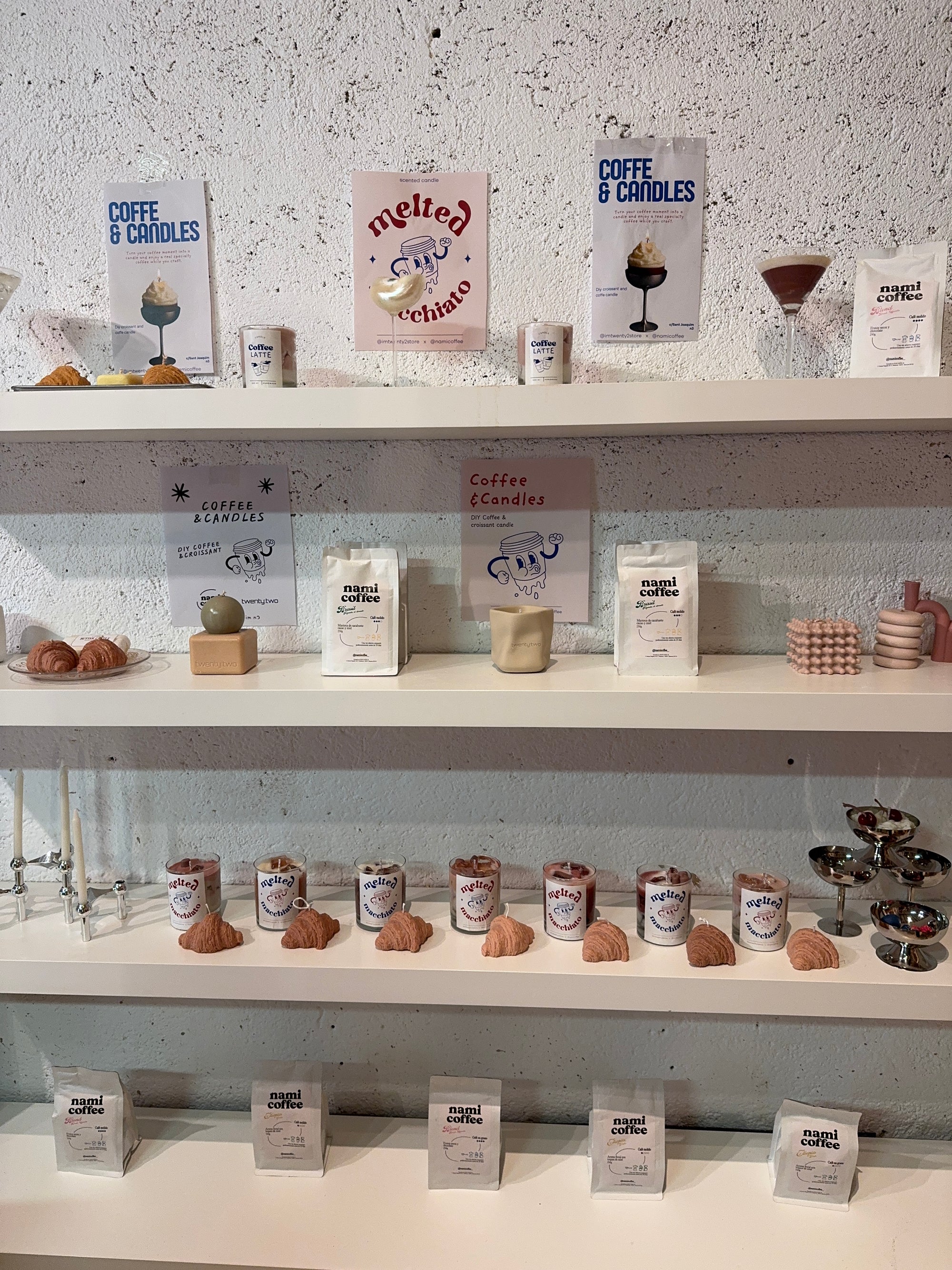 Taller de velas Coffee & croissant