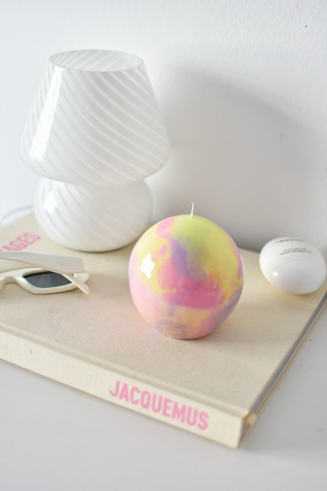 Esfera tonos pastel vela