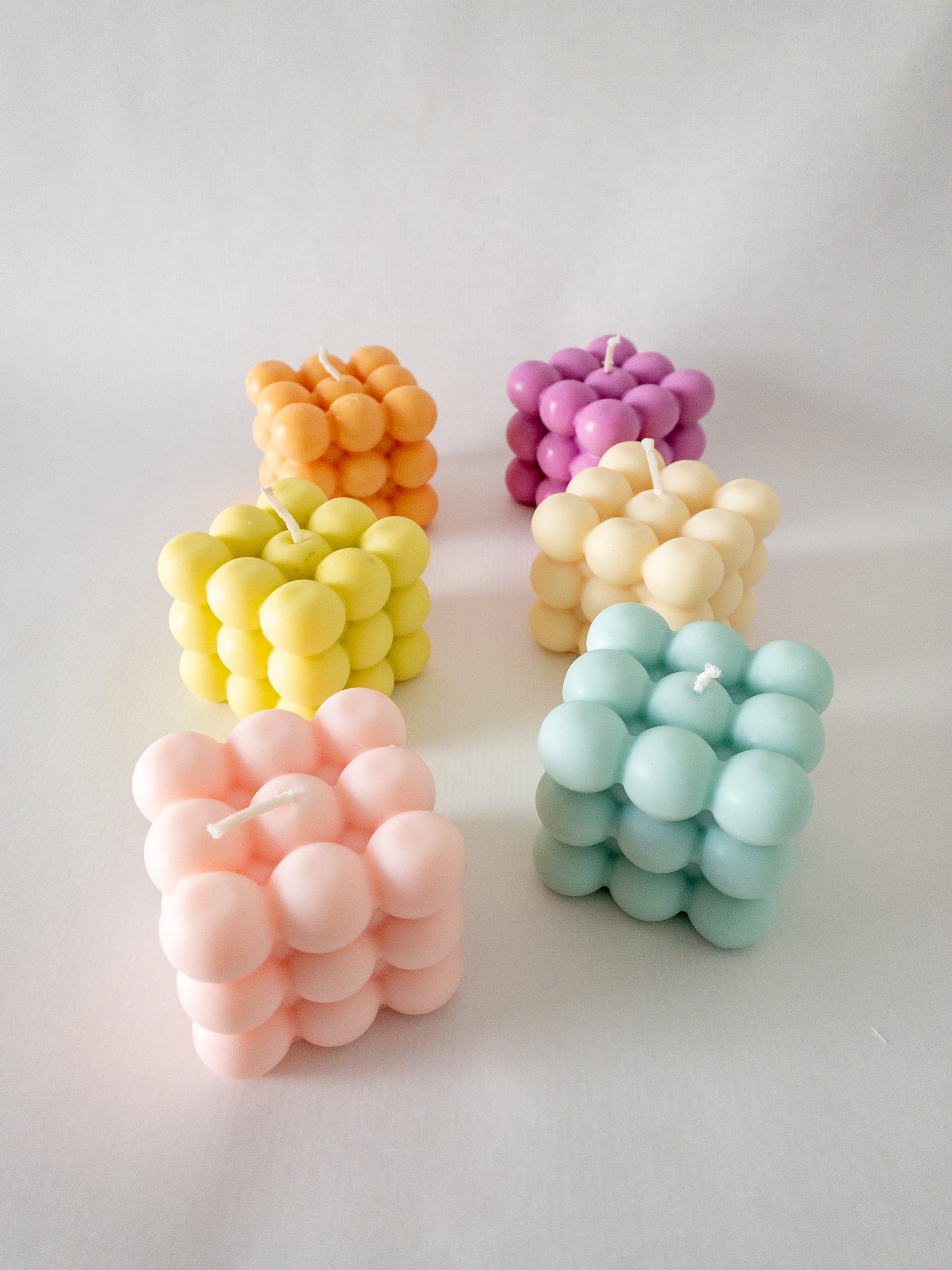Pack Rainbow cubo vela