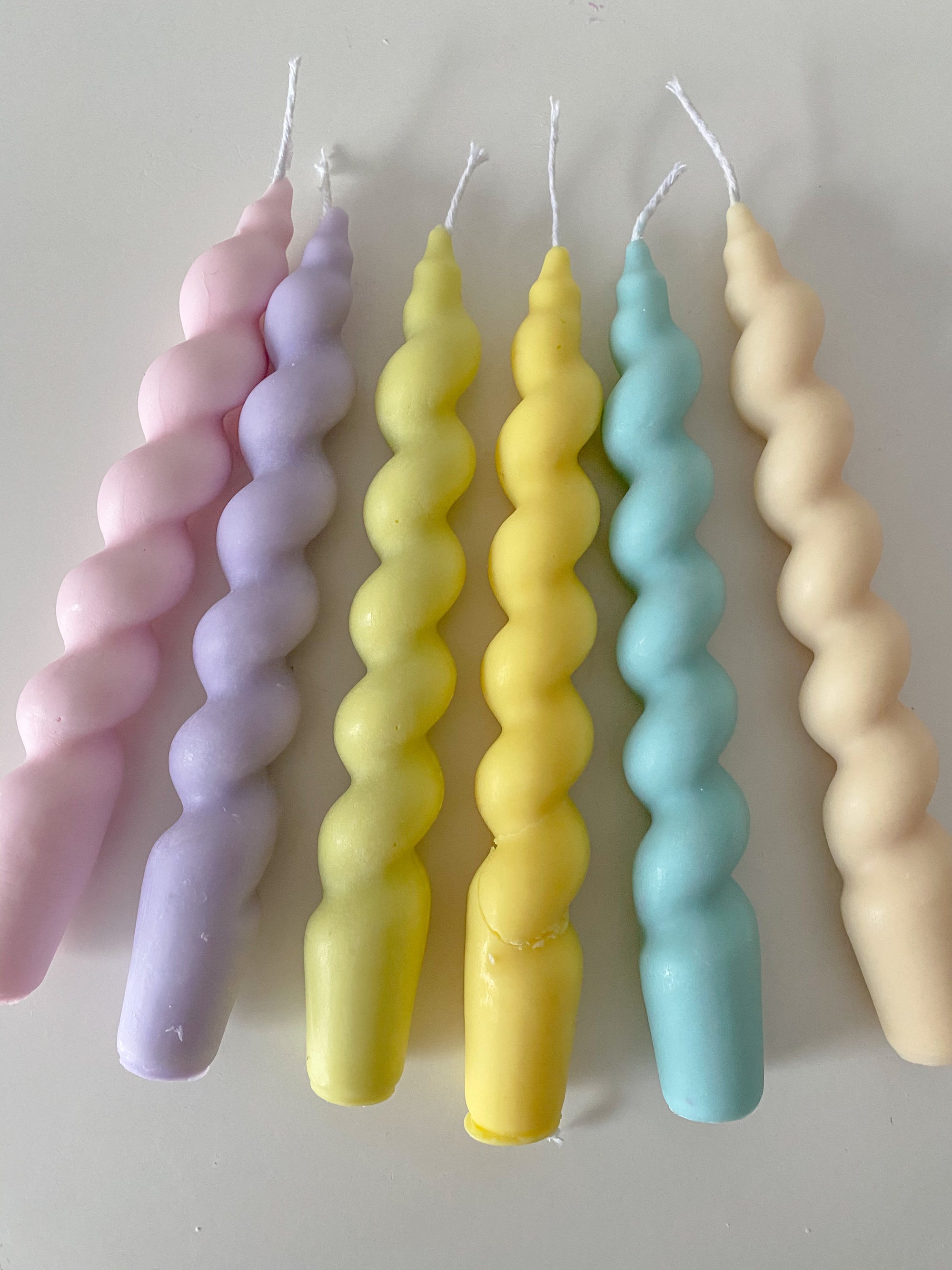 Twist Candle Pastel