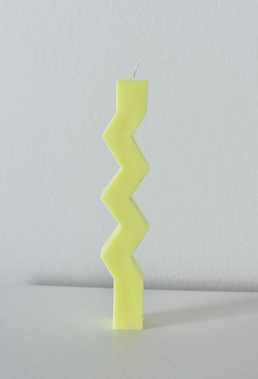 Zig zag candle